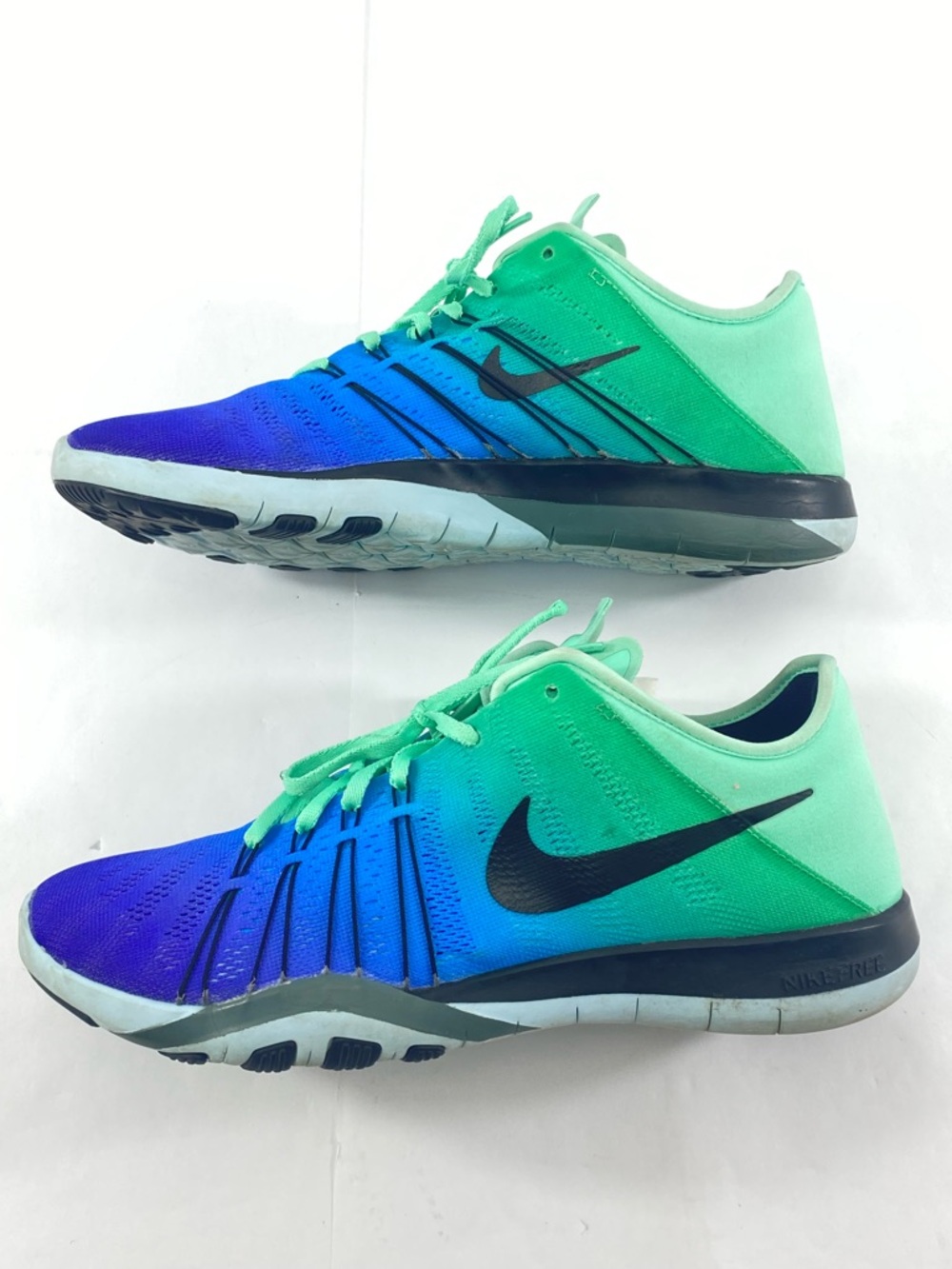 Nike Free TR 6 Spectrum Running Trainers 849804-300 Teal / Blue Women’s Size:7.5